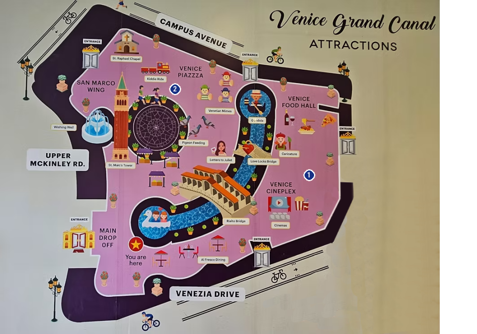 Venice Grand Canal Mall Floor 1